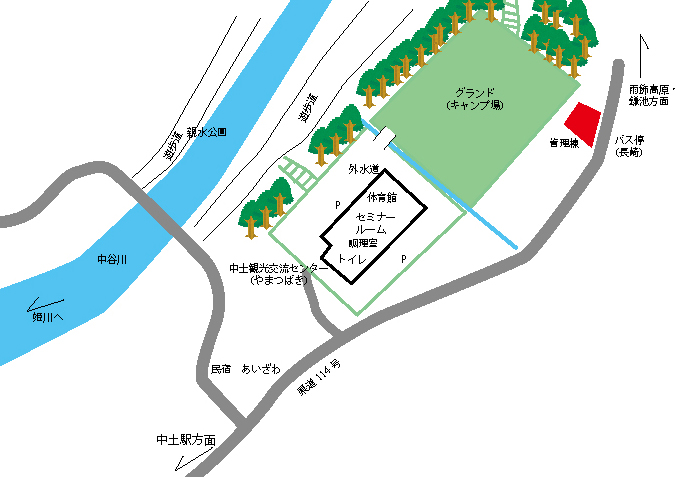 キャンプ場マップ